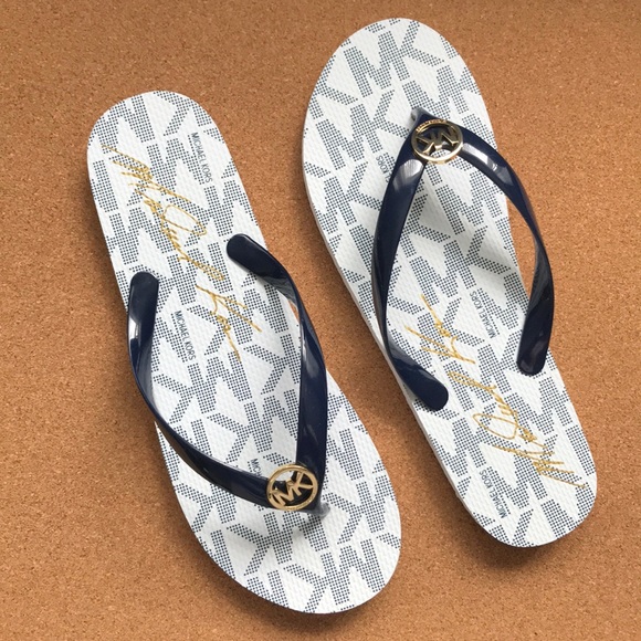 Michael Kors Shoes - Michael Kors “MK” Signature Flip Flop